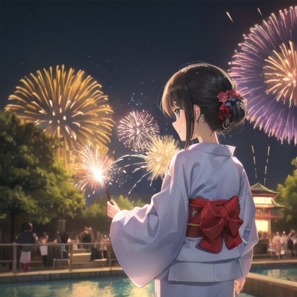 ちちぷい生成機能で夏祭り(1日1歌詞番外編)