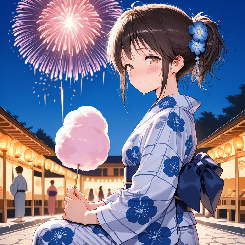 ちちぷい生成機能で夏祭り(1日1歌詞番外編)