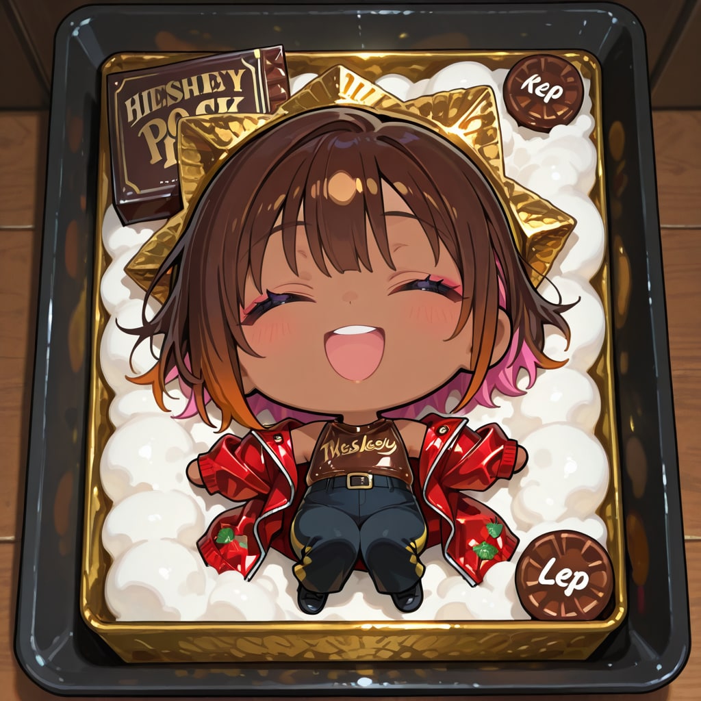 昨日もらったチョコ・・チョコ？ | の人気AIイラスト・グラビア