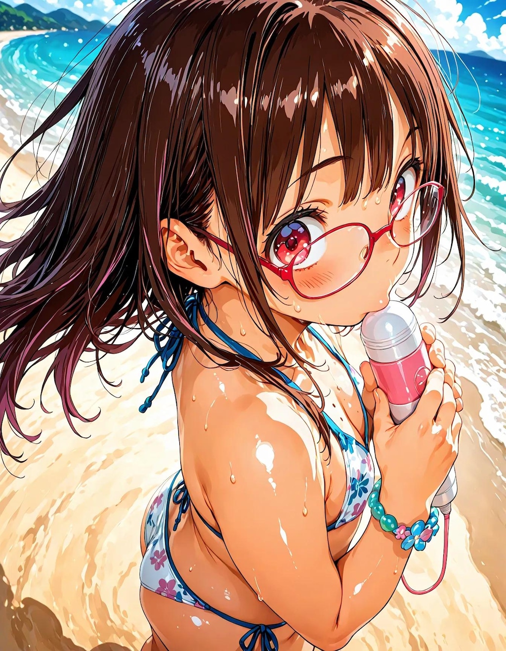 夏だ！ビーチだ！お昼だよ水着に着替えて全員集合！！7.4