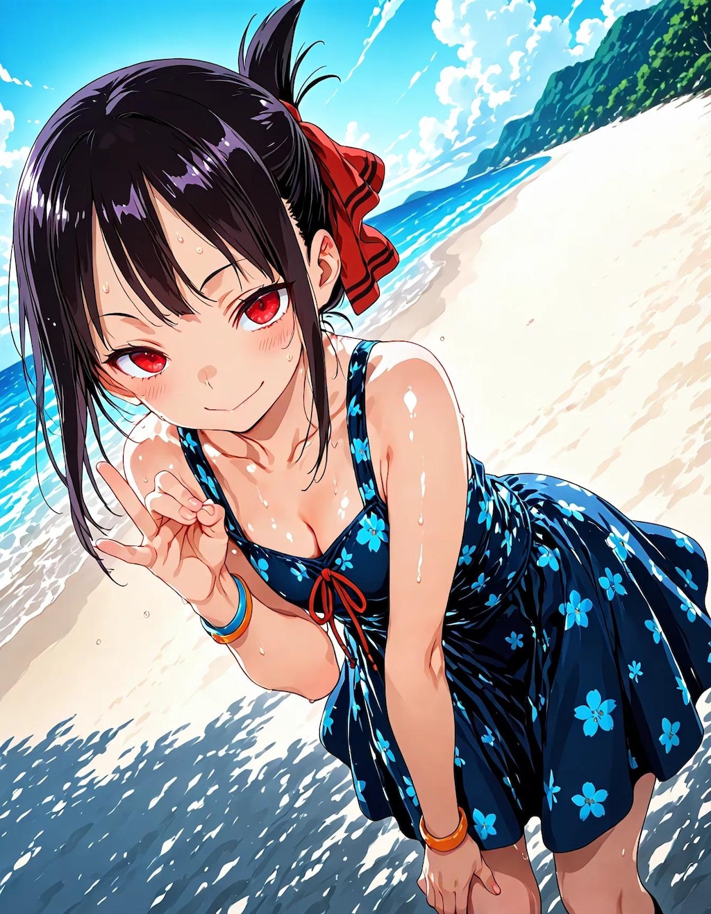 夏だ！ビーチだ！お昼だよ水着に着替えて全員集合！！7.4