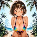 夏だ！ビーチだ！お昼だよ水着に着替えて全員集合！！7.4 12枚目