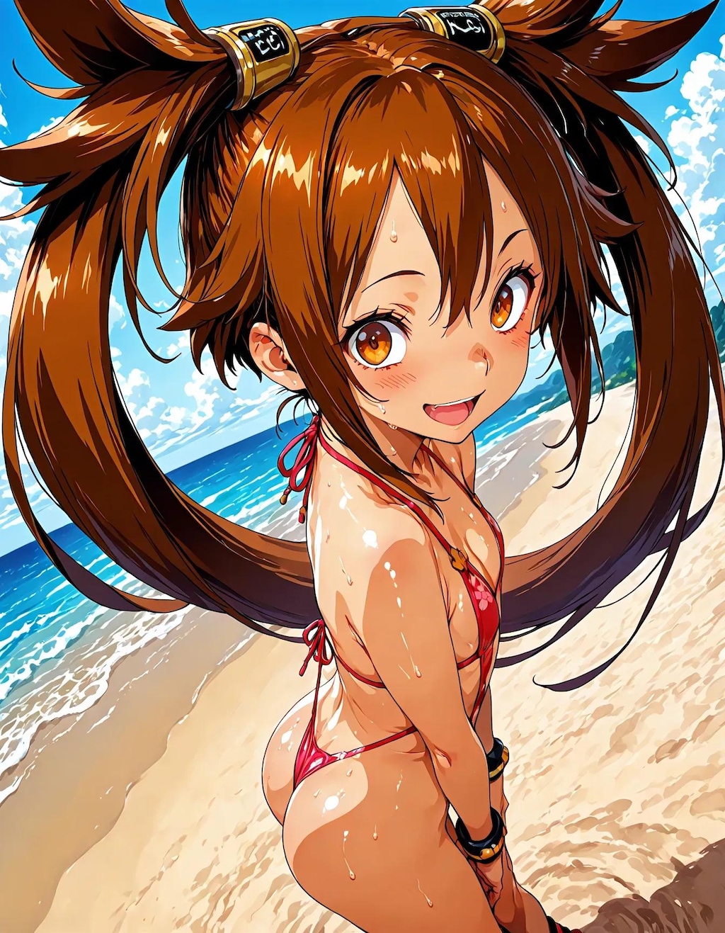 夏だ！ビーチだ！お昼だよ水着に着替えて全員集合！！7.4