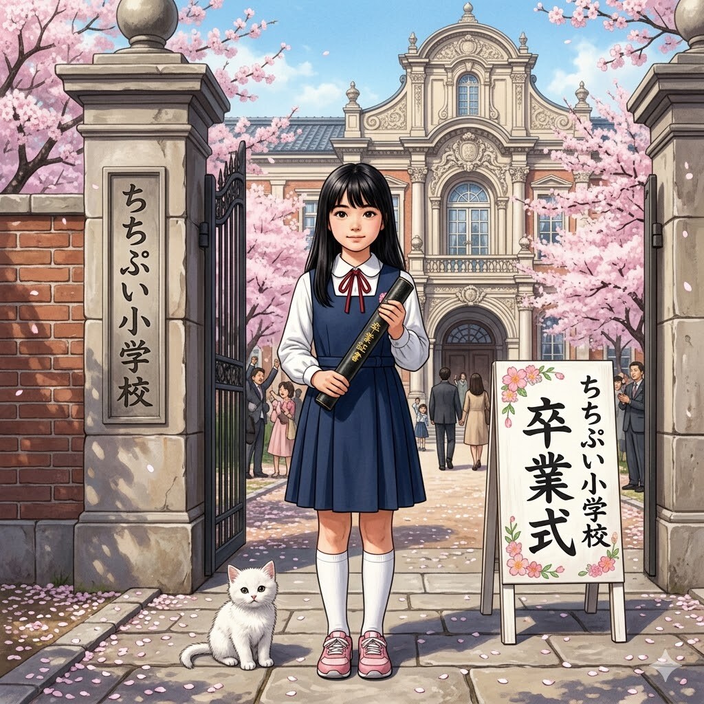 ししょちゃん小学校卒業式