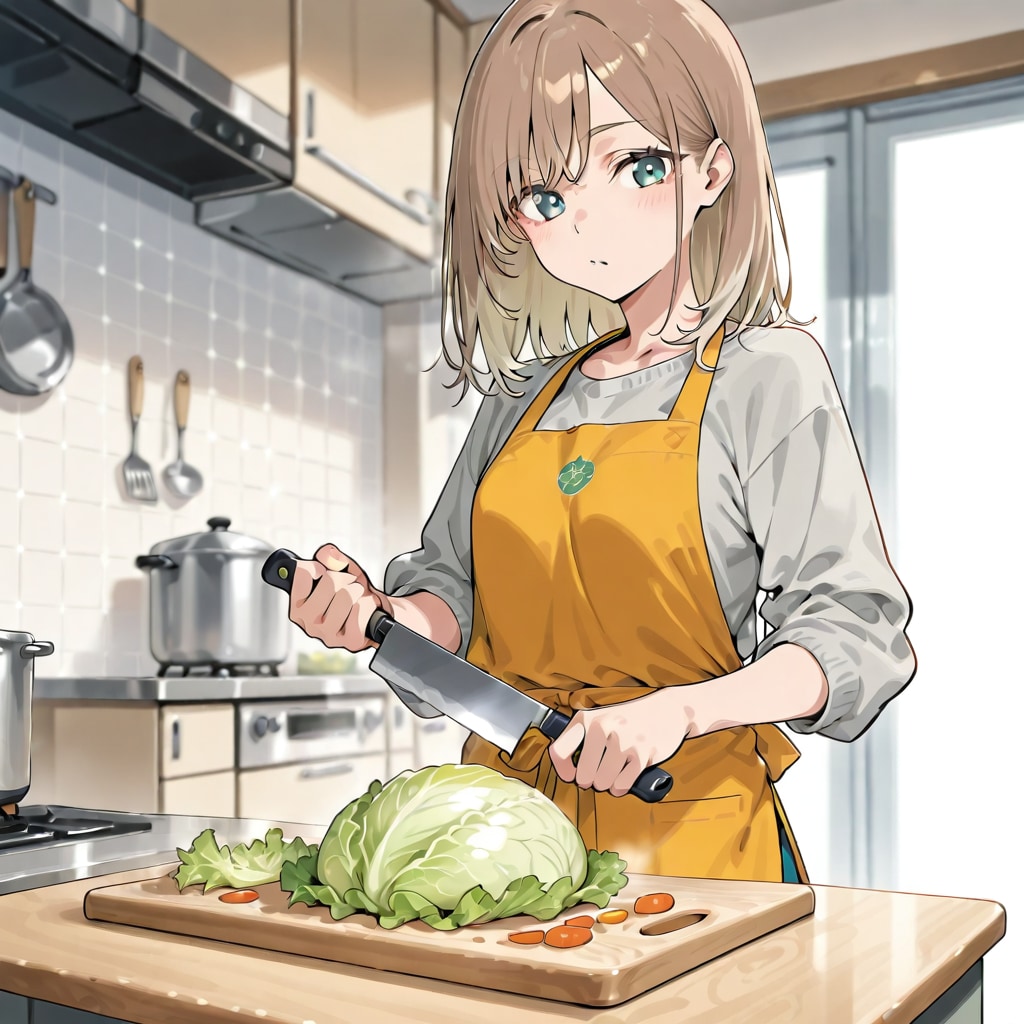 キャベツの千切りNGシーン集