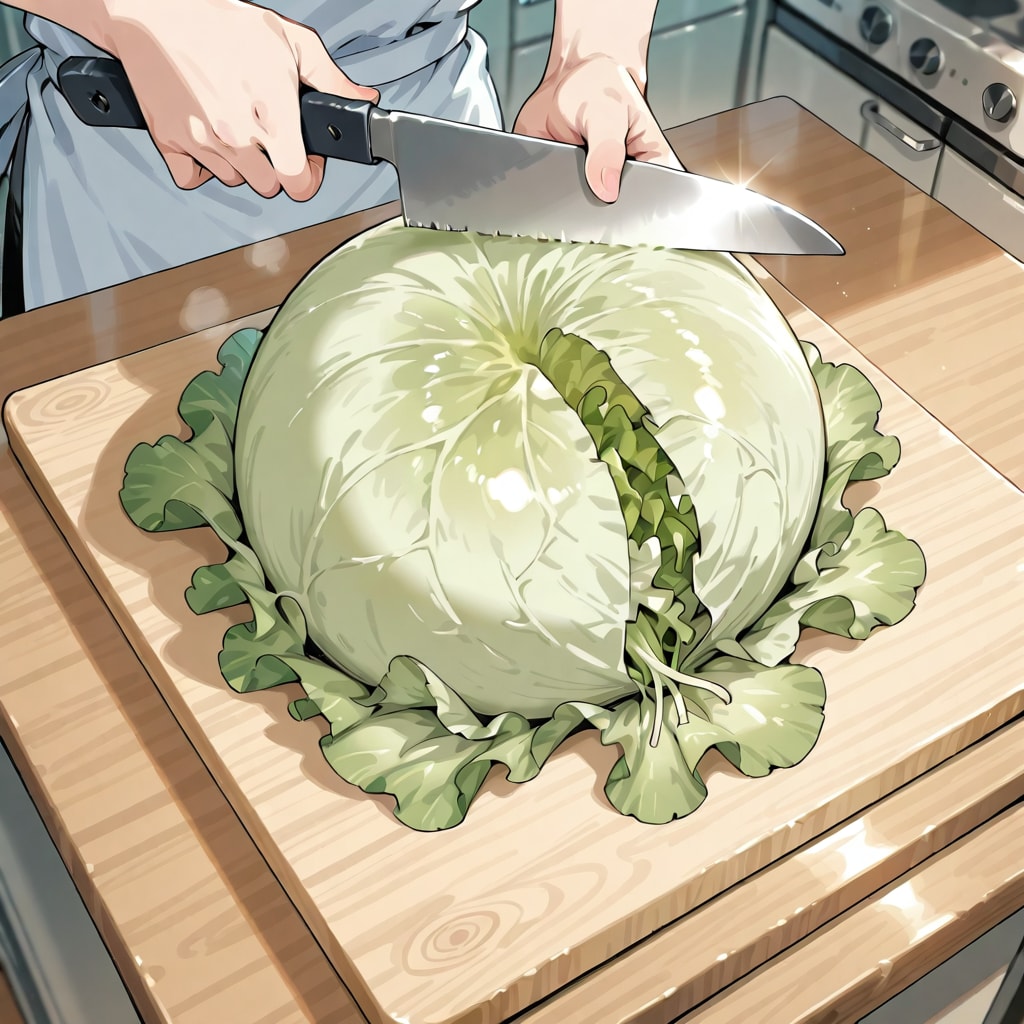 キャベツの千切りNGシーン集