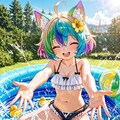 12枚）ビニールプールで遊ぶ 3枚目