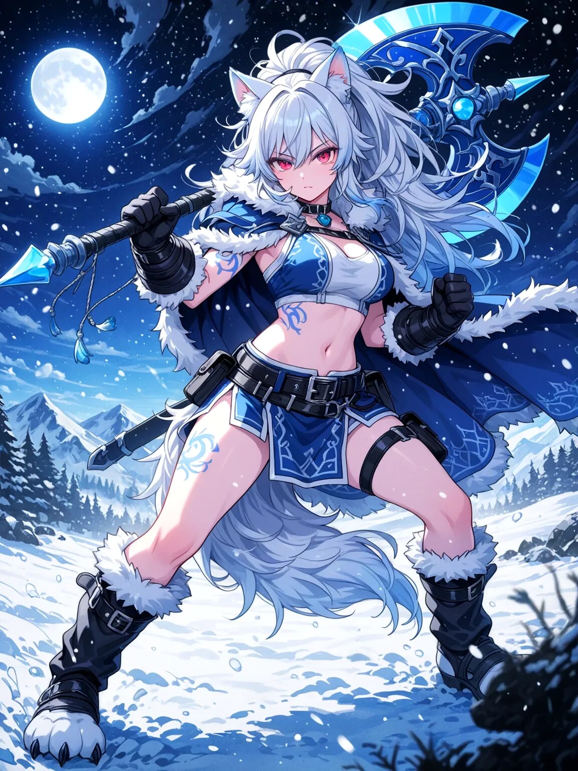 フェンリル | の人気AIイラスト・グラビア