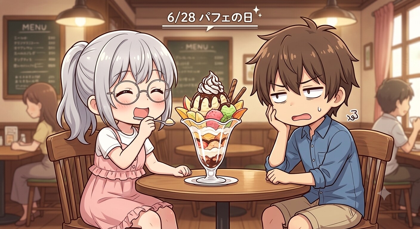 今日は「パフェの日」