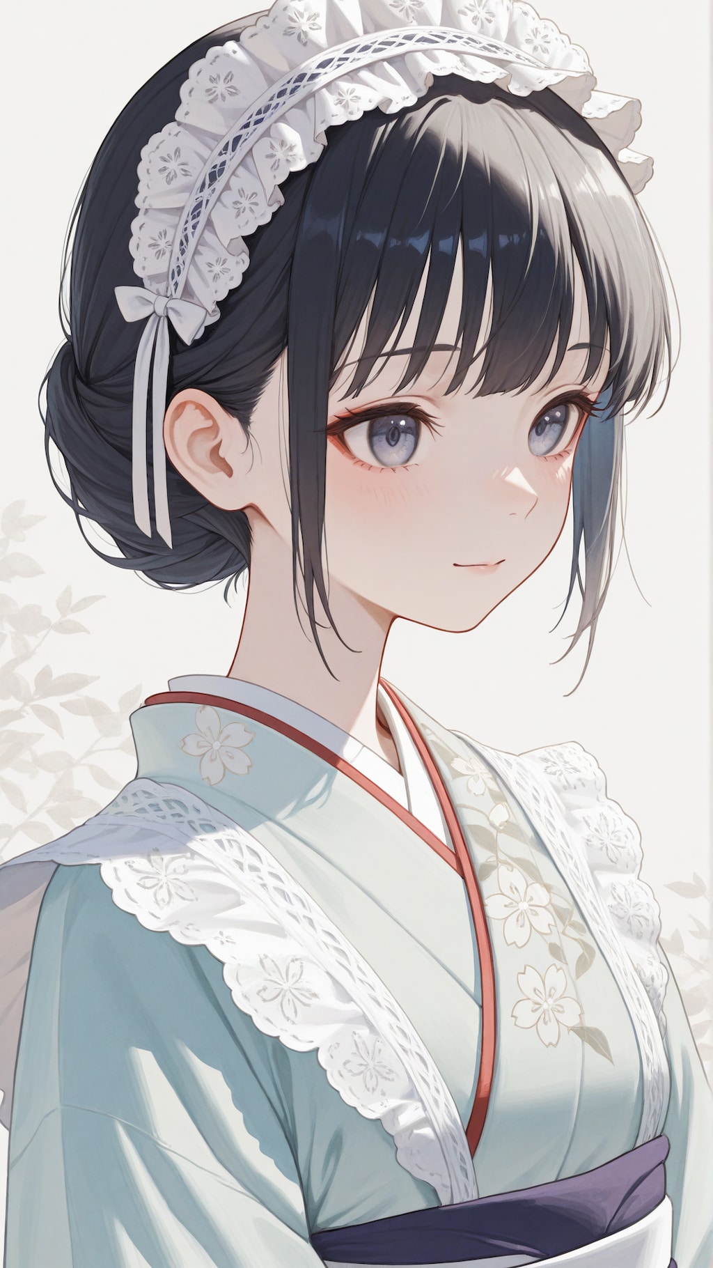 大正ロマンのカフェのメイドさん