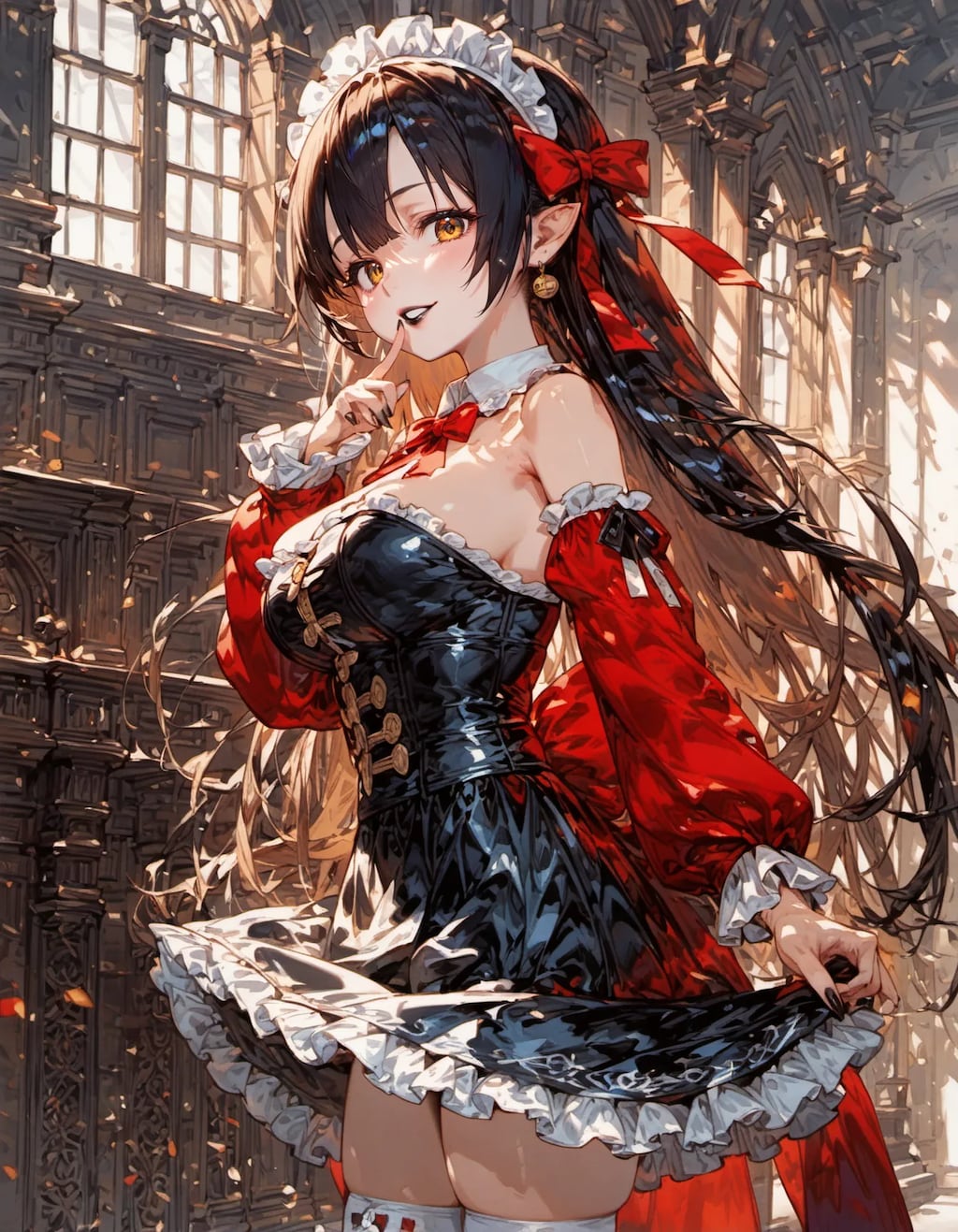 Scarlet Whisper in the Ruins