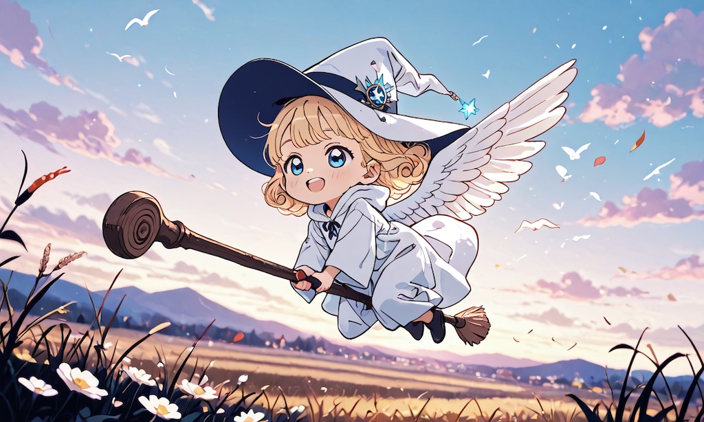 チビミラちゃん、空を飛ぶ