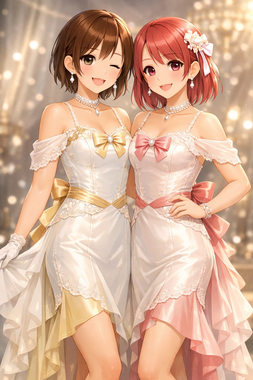 もしも高咲侑がアイドルになったら…（高咲侑衣装）④ ＋上原歩夢衣装