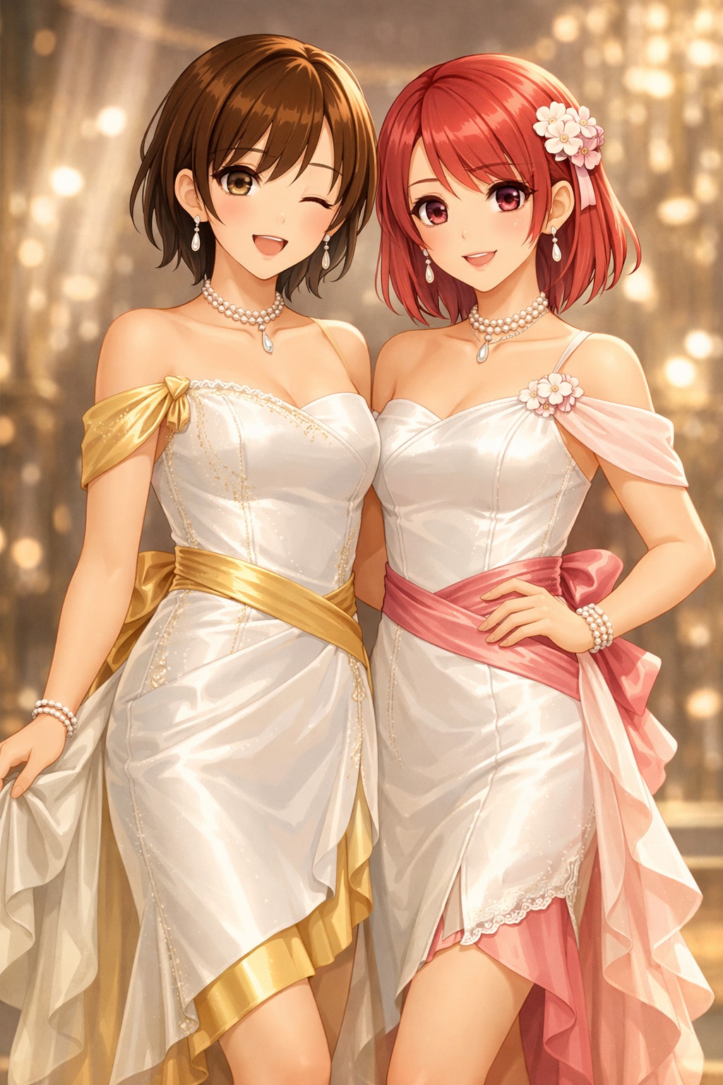 もしも高咲侑がアイドルになったら…（高咲侑衣装）④ ＋上原歩夢衣装