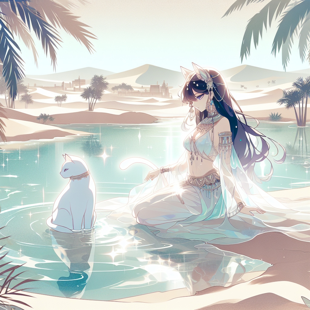 Dalleにエジプト描いてもらった