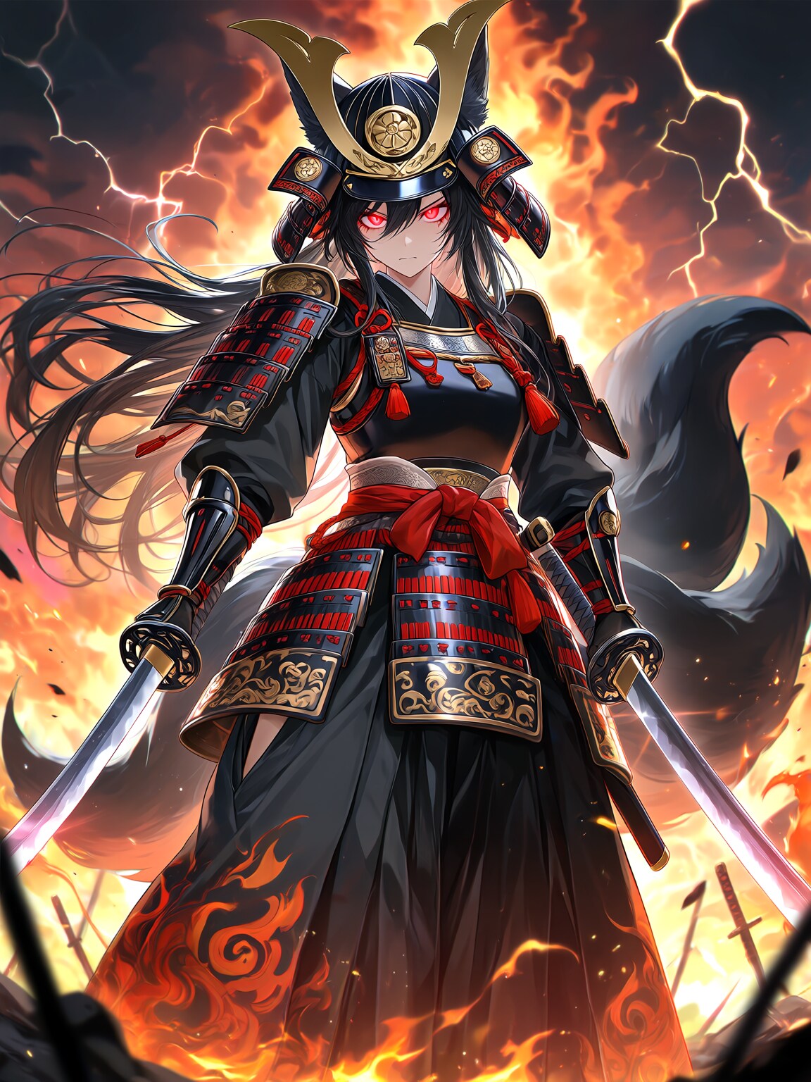 黒狐一族中最凶の戦士