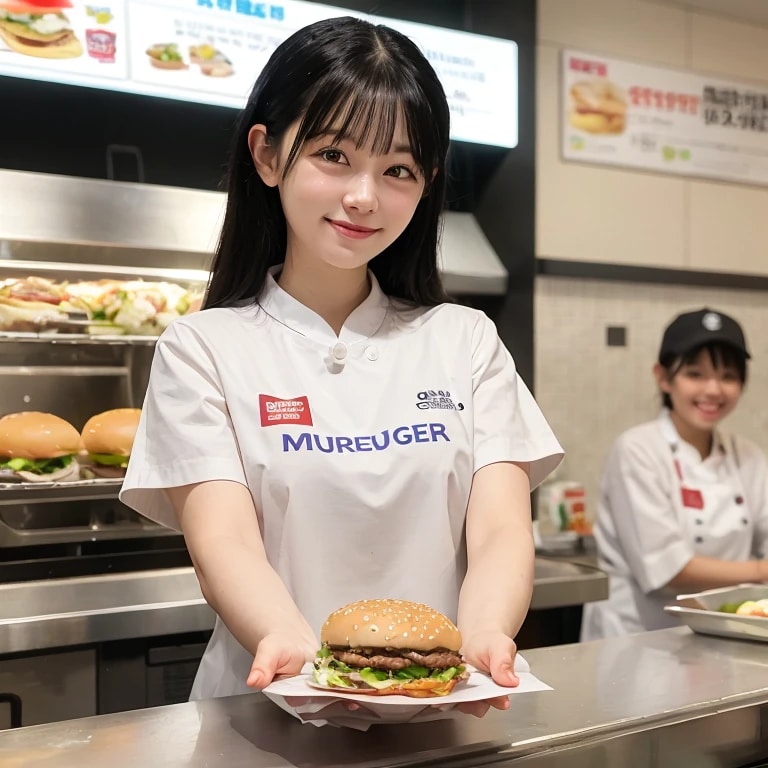 黒髪ロングでクルーの美女８４ | の人気AIイラスト・グラビア