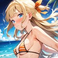 縞マイクロビキニY美 3枚目