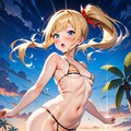 縞マイクロビキニY美 4枚目