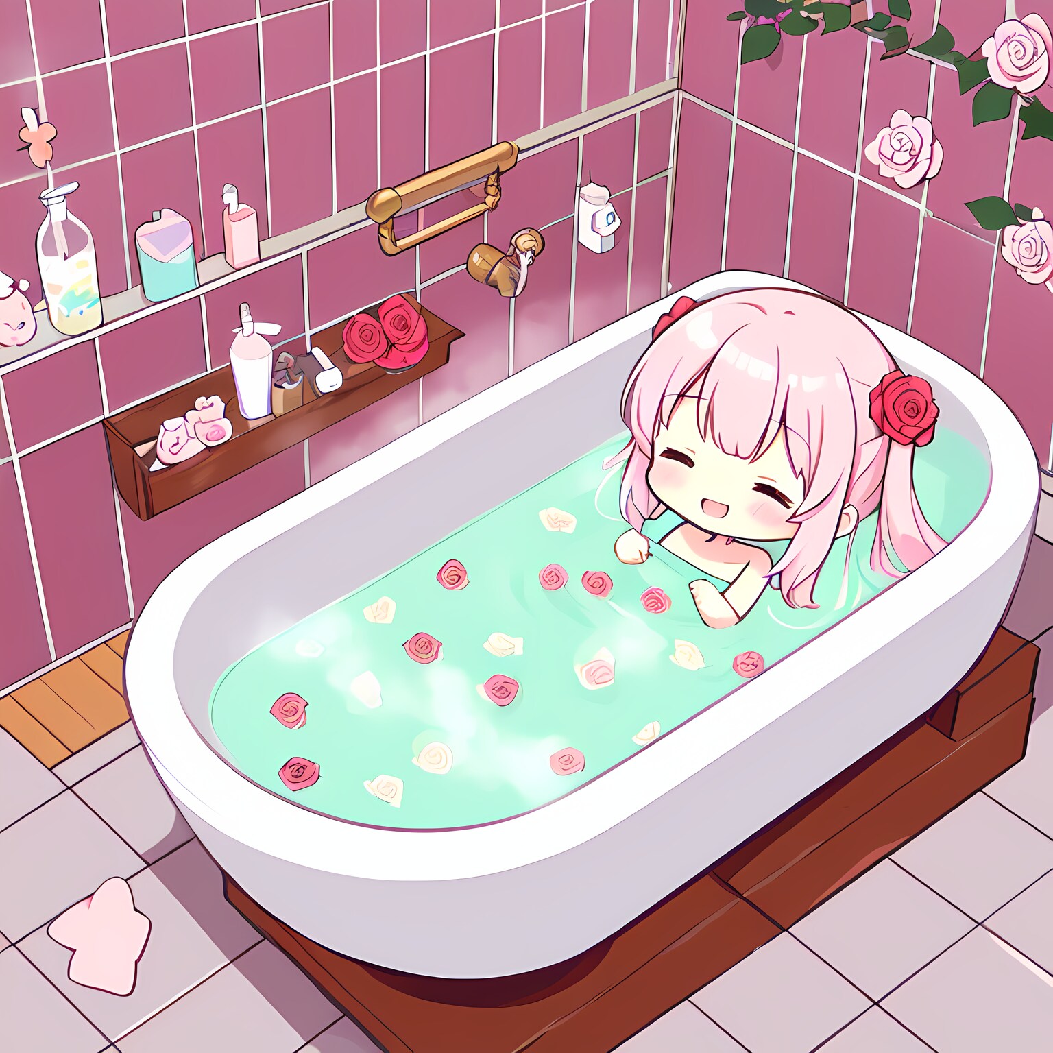 バラ風呂
