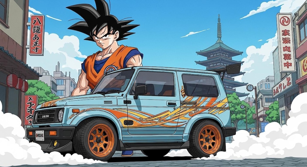 孫悟空とジムニー