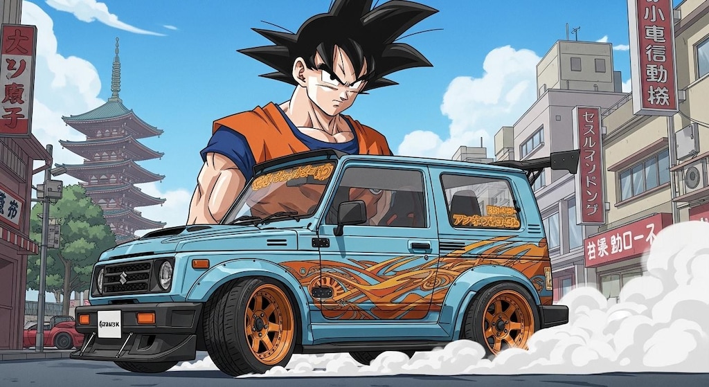 孫悟空とジムニー