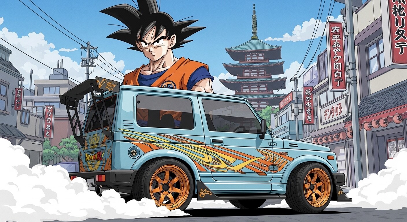 孫悟空とジムニー | の人気AIイラスト・グラビア