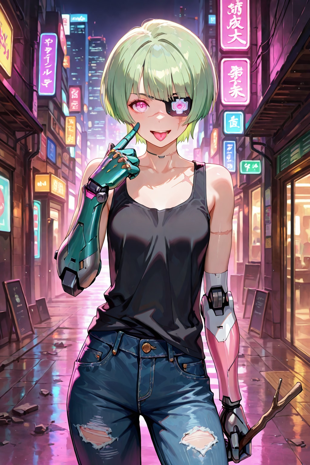 あっかんべー | の人気AIイラスト・グラビア