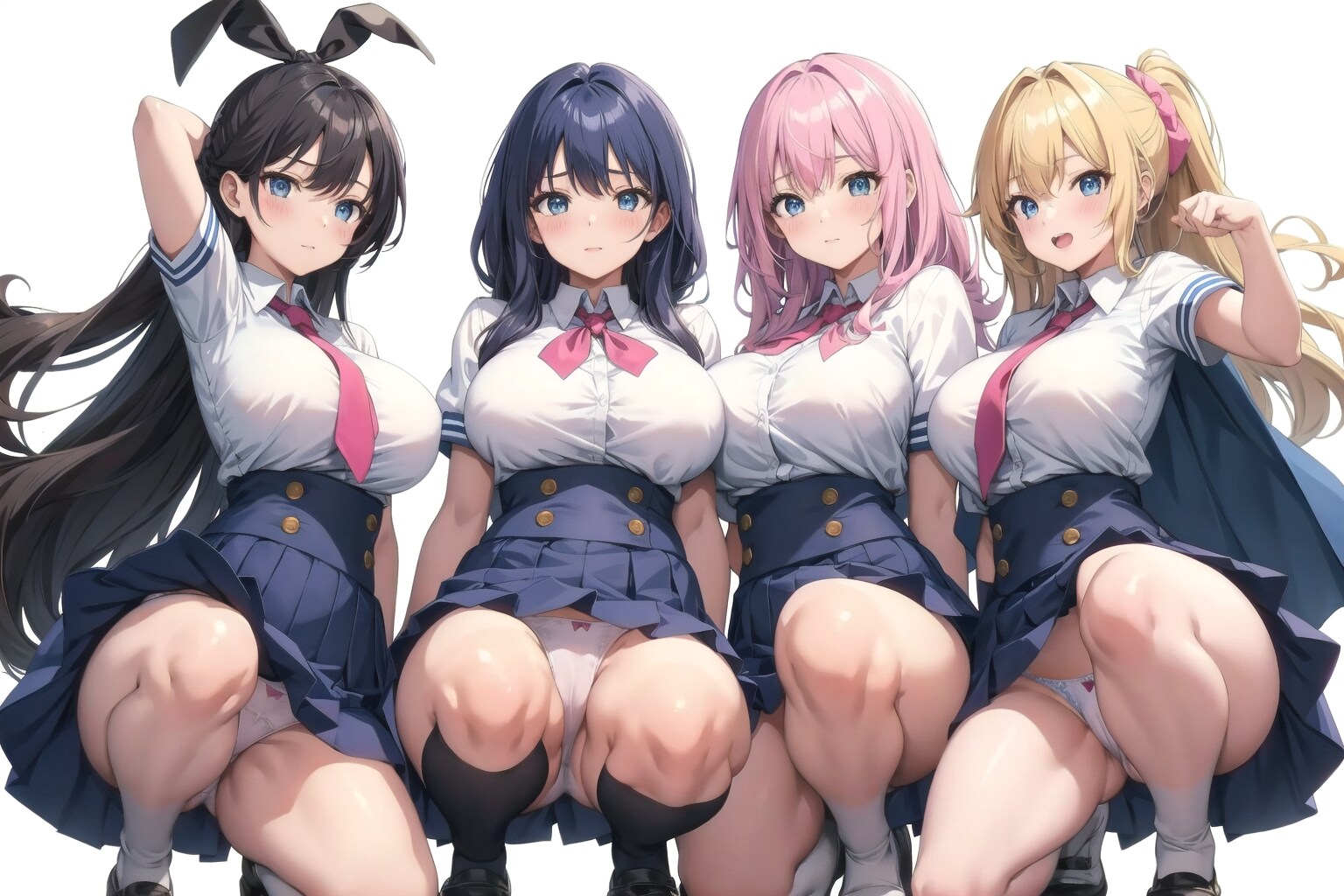 しゃがみパンチラ