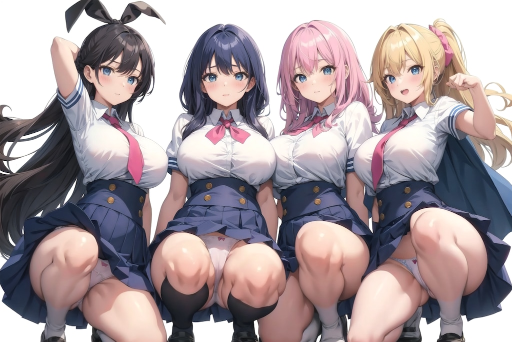 しゃがみパンチラ