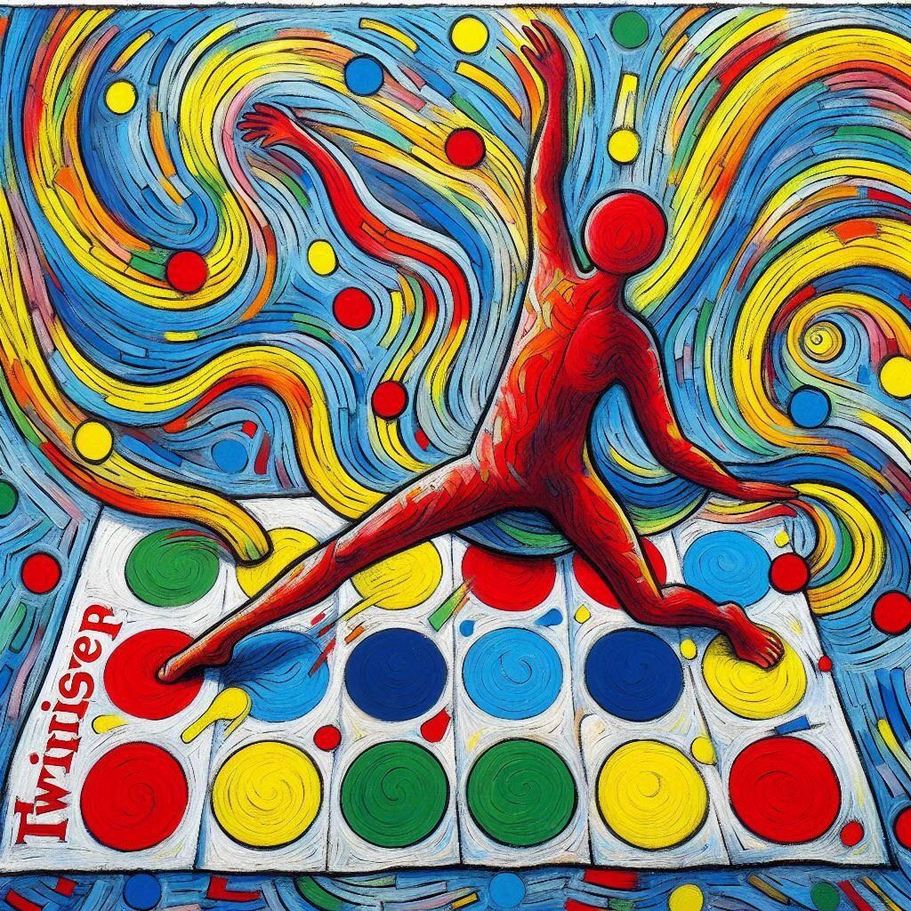 シャガール風（？？）ツイスターゲーム