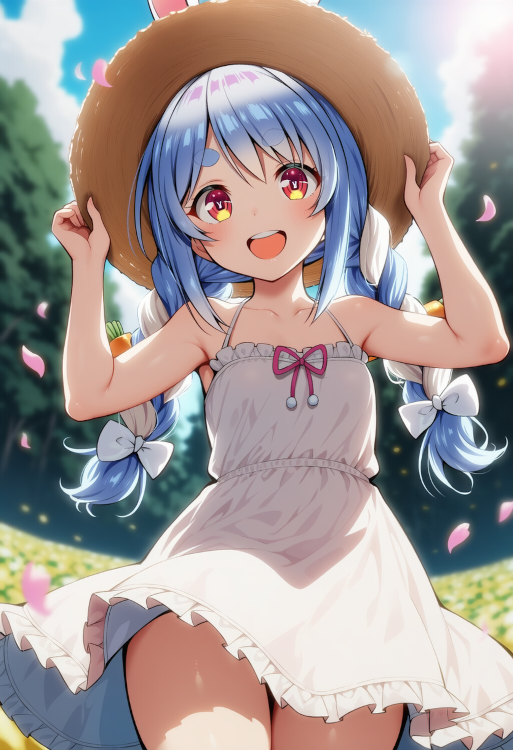 みてみて！かわいいでしょ！（兎田ぺこら）