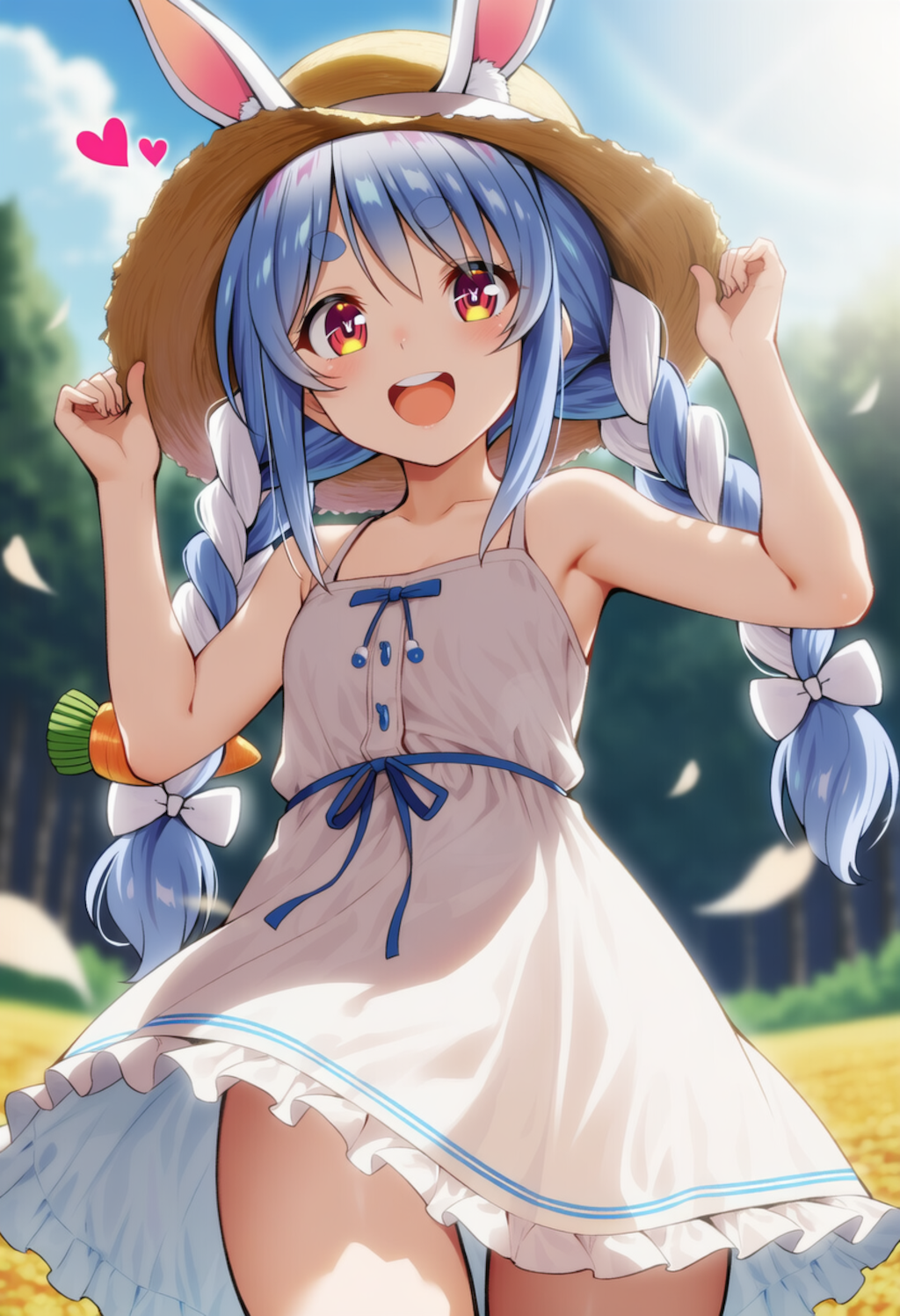 みてみて！かわいいでしょ！（兎田ぺこら）