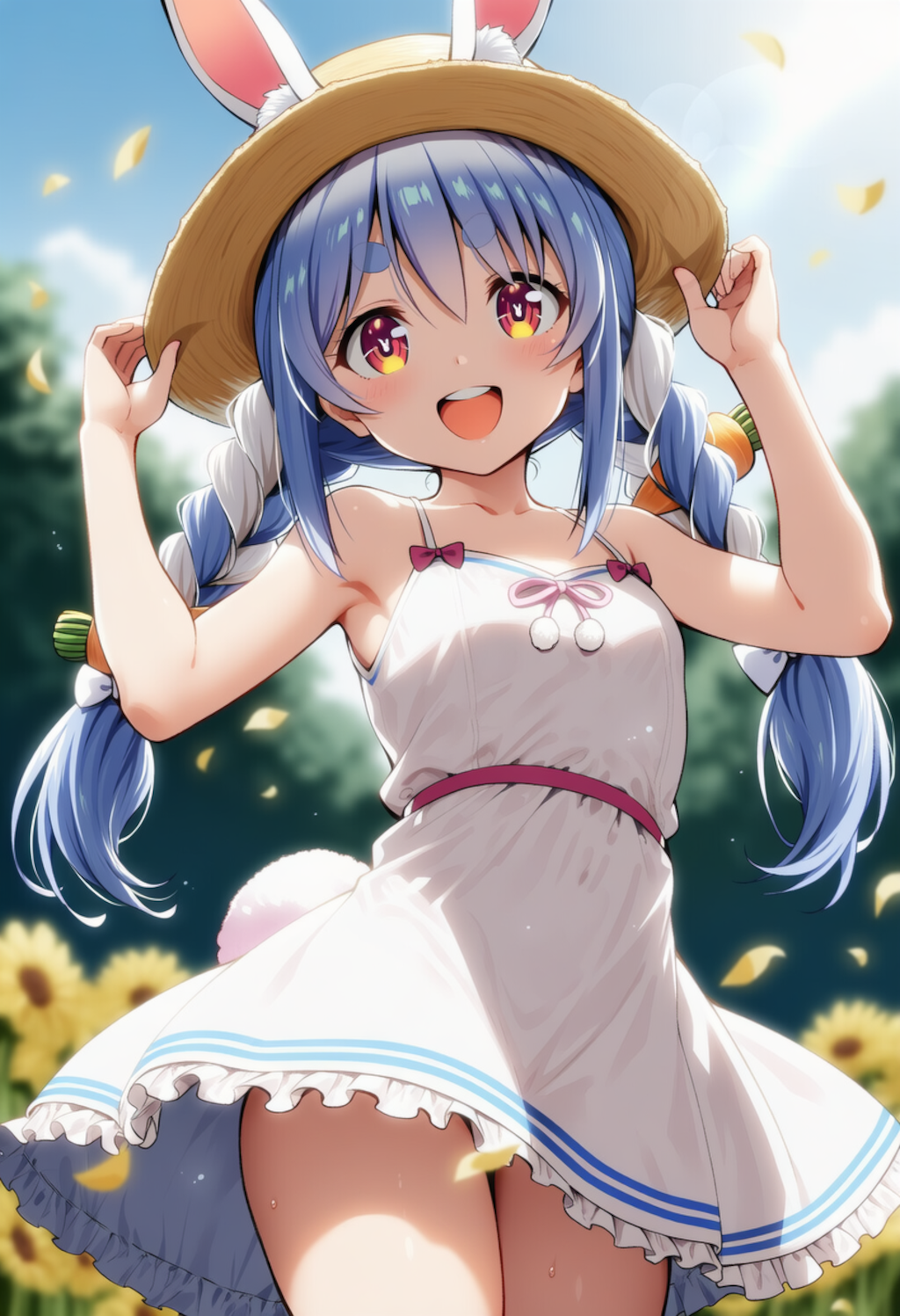 みてみて！かわいいでしょ！（兎田ぺこら）