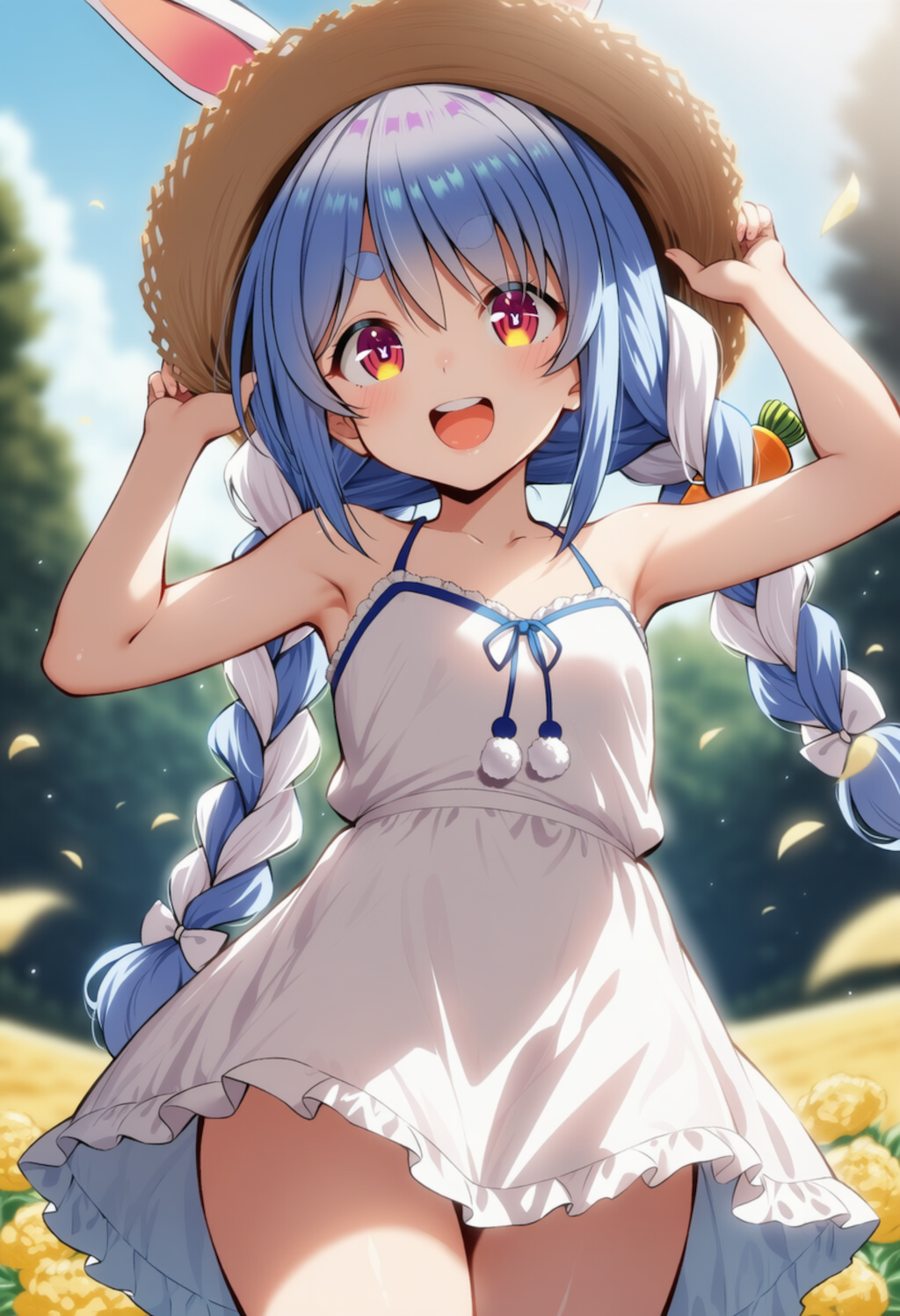 みてみて！かわいいでしょ！（兎田ぺこら）