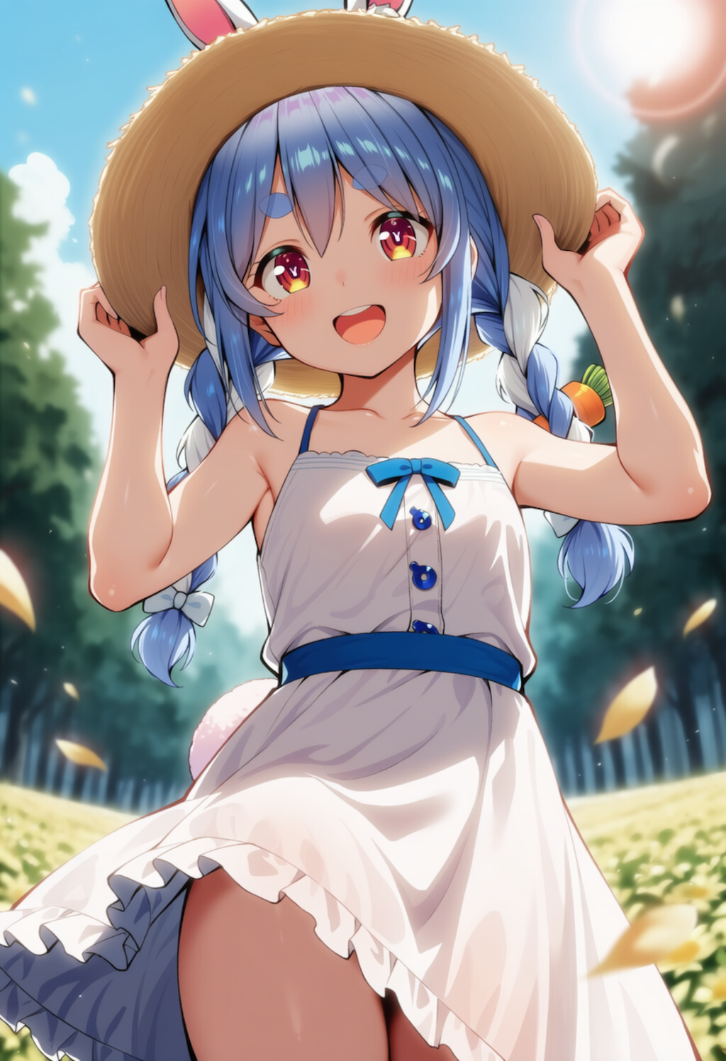 みてみて！かわいいでしょ！（兎田ぺこら）