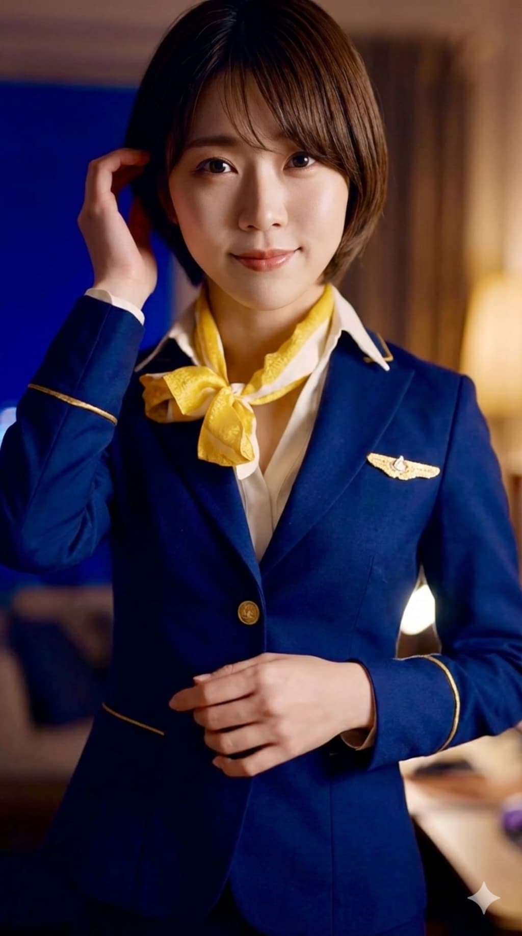 CA制服を着てみた