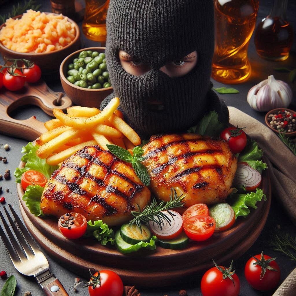鶏の山賊焼き
