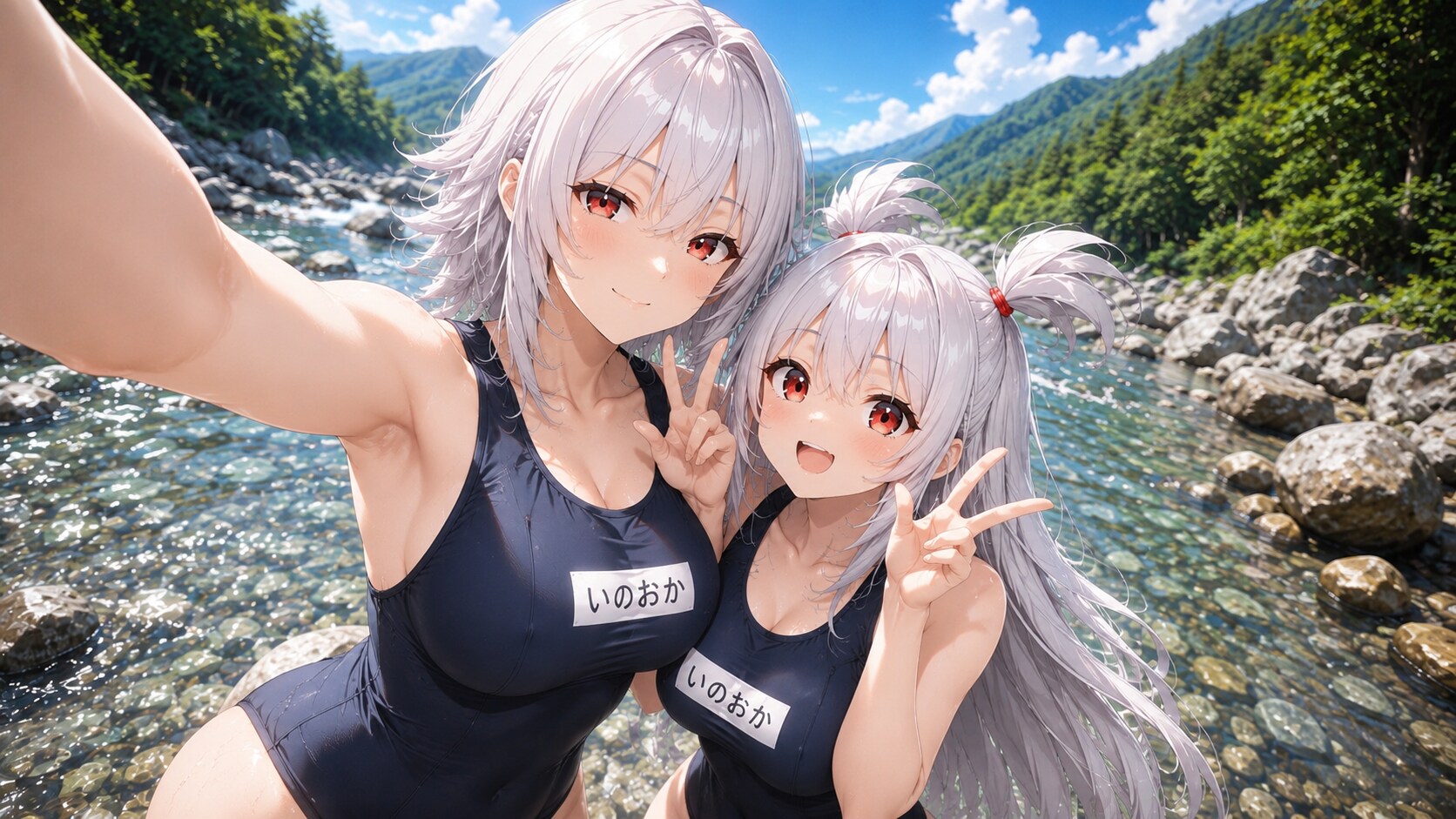 夏休みの姉妹①