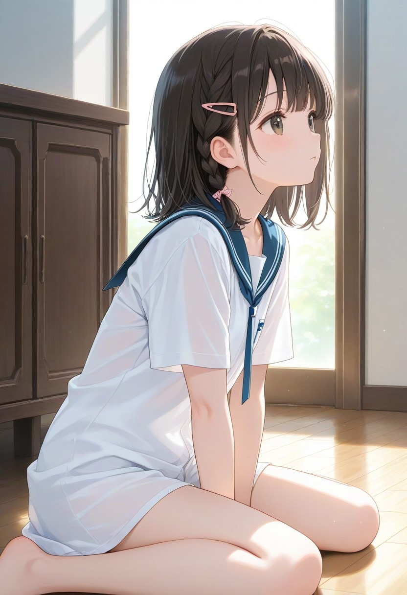 黒髪の美少女(379)