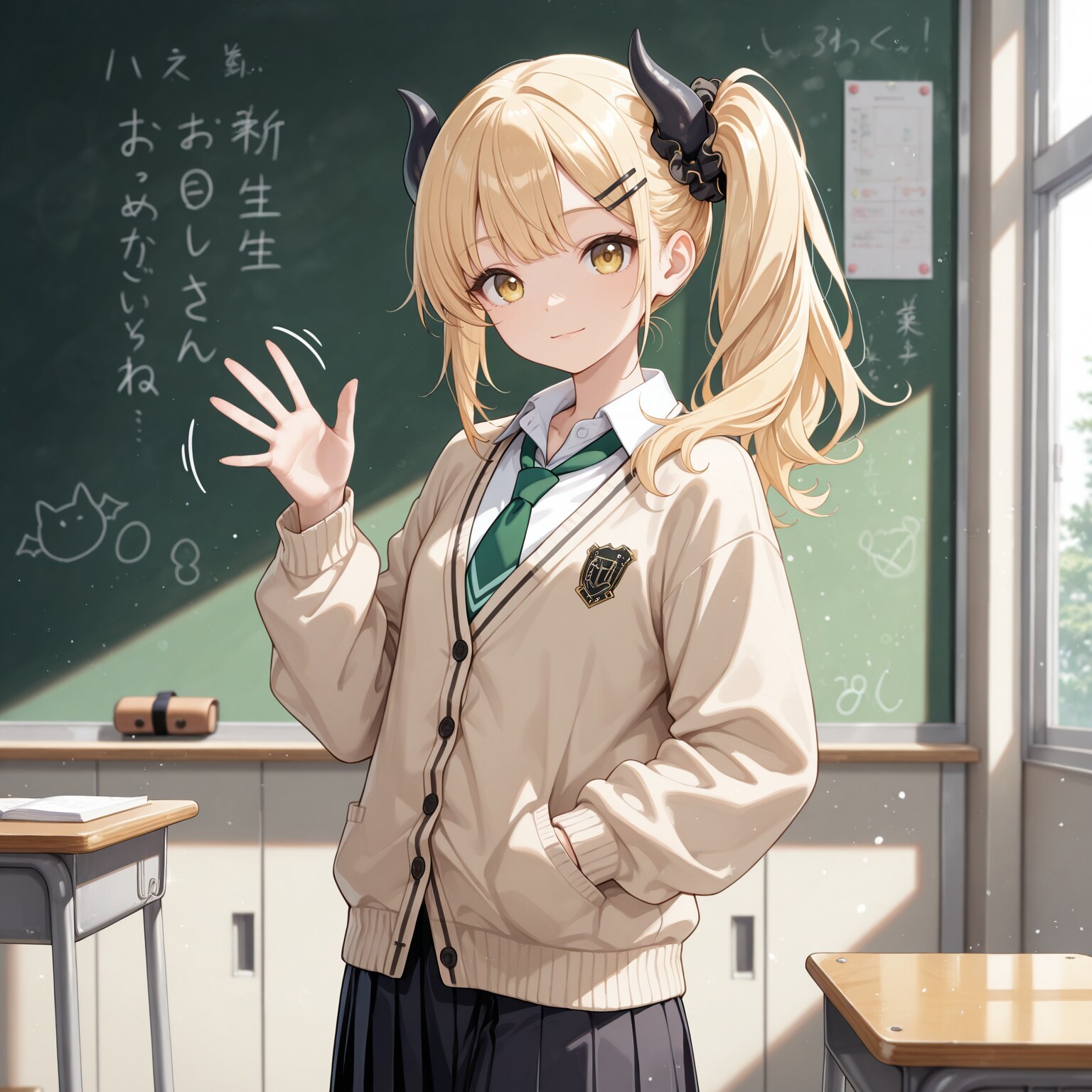 私立聖寧女学院の制服姿な女鬼高生さん | の人気AIイラスト・グラビア