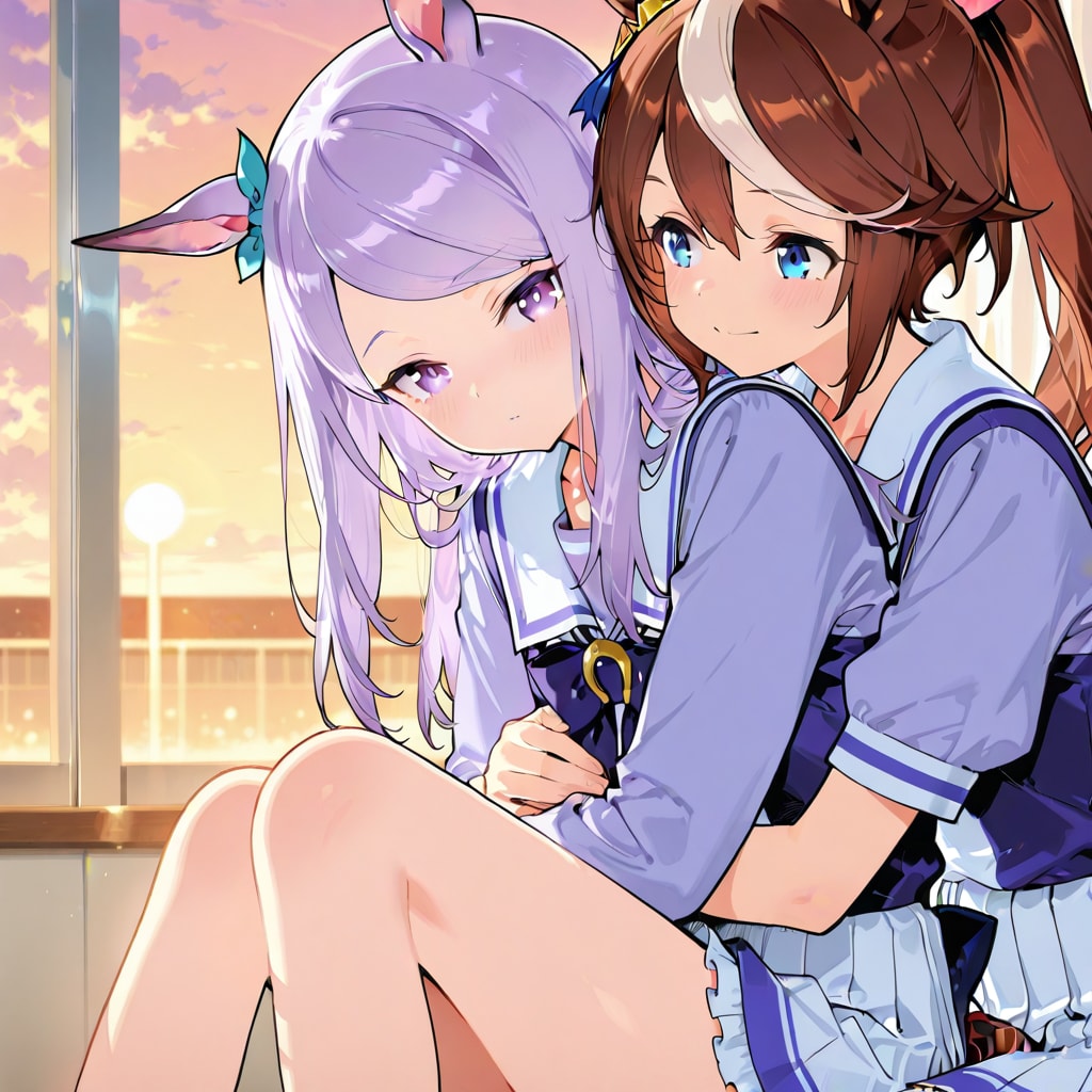 テイオー&マックイーン | の人気AIイラスト・グラビア