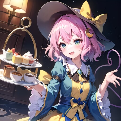 さとりとこいしが合体した姿　名前は　さいし | の人気AIイラスト・グラビア