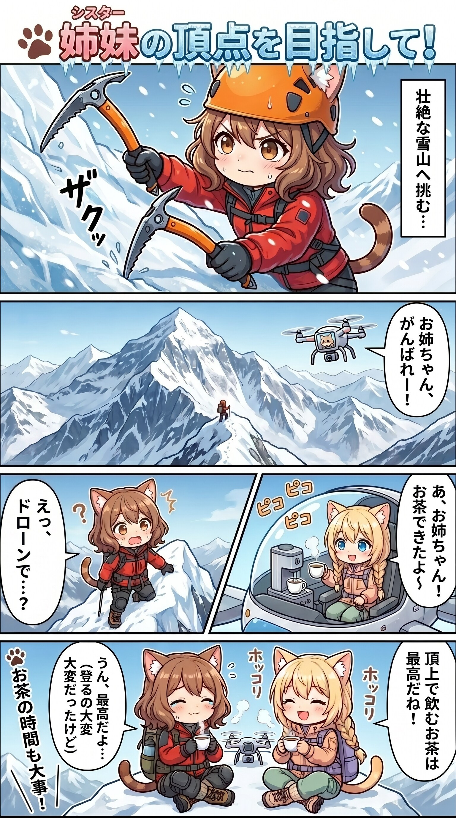 姉妹の頂点を目指して！