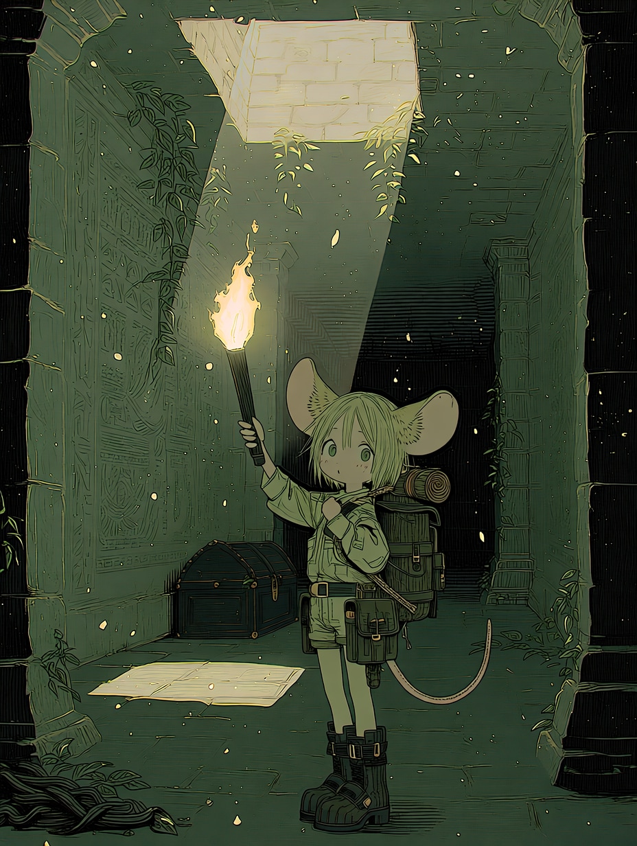 ねず耳の冒険 | の人気AIイラスト・グラビア