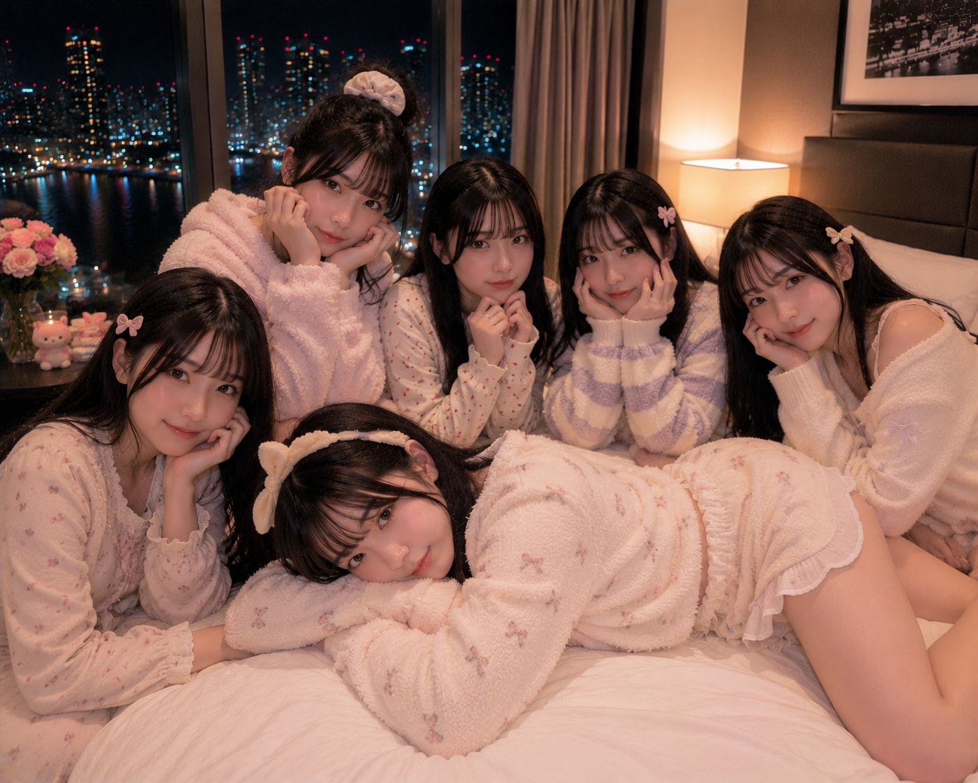 パジャマの女の子 | の人気AIイラスト・グラビア