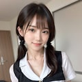 おへそが見えてる女子高生 5枚目