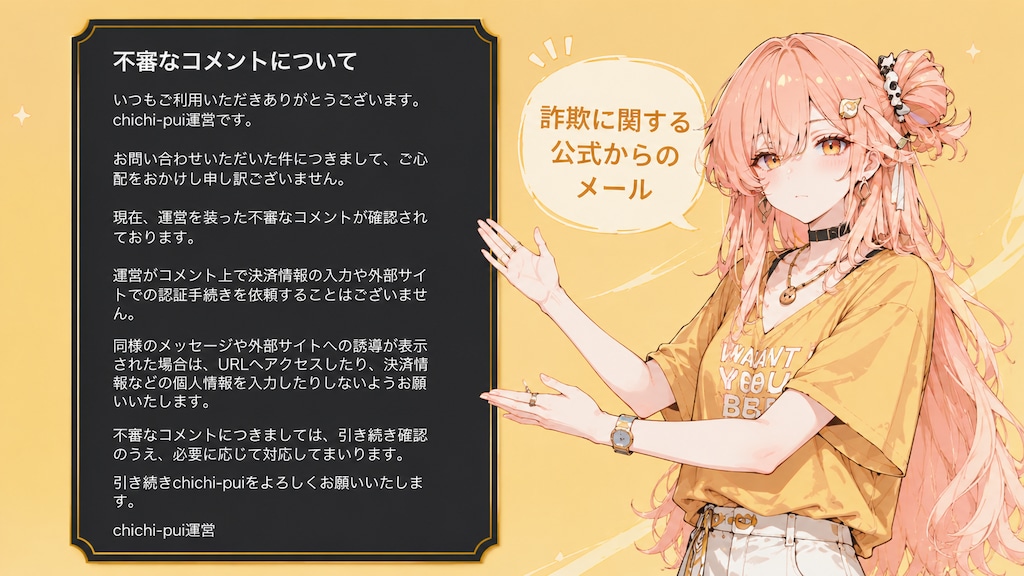 詐欺に注意！！[２枚]（ゆな、アプリコット）