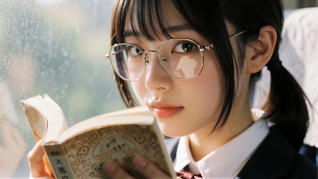 黒髪の眼鏡の女の子 2