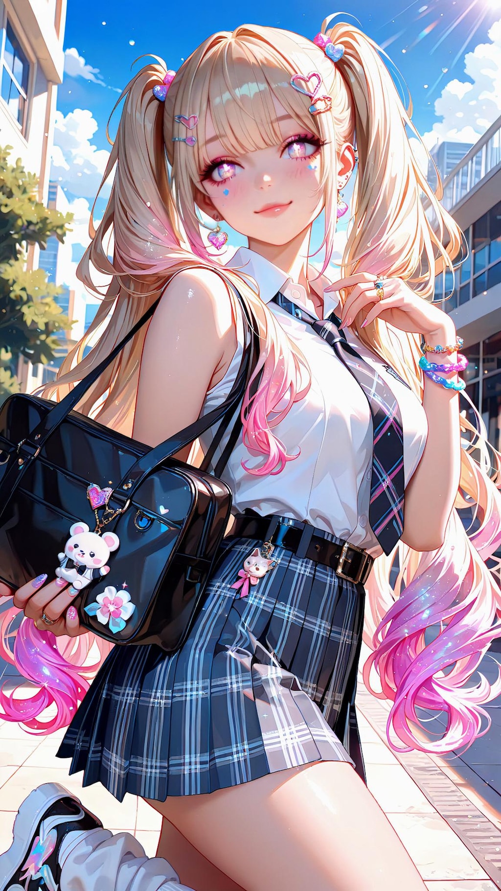 スリーブレス学園ギャル